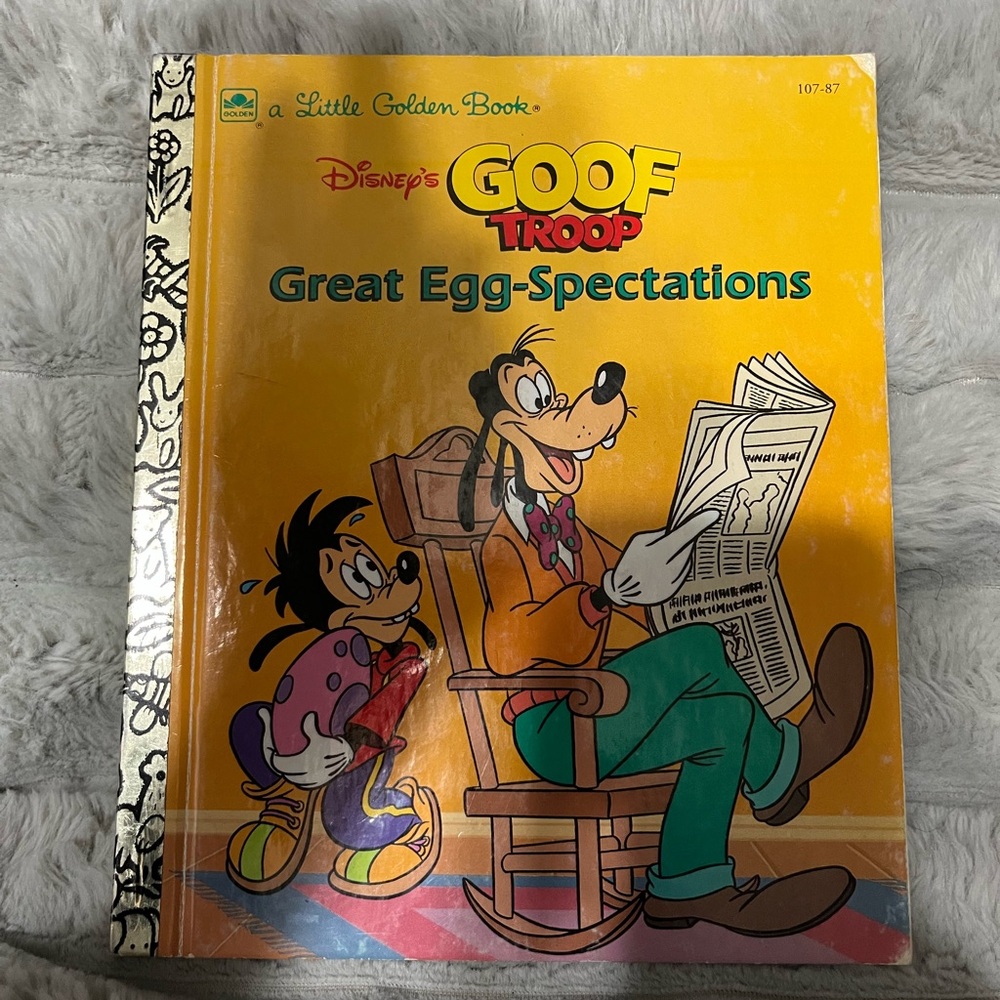 Disney’s Goof Troop Great Egg Spectations A Little Golden Book